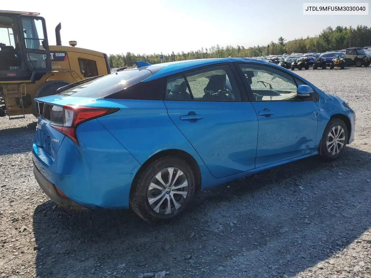 JTDL9MFU5M3030040 2021 Toyota Prius Le