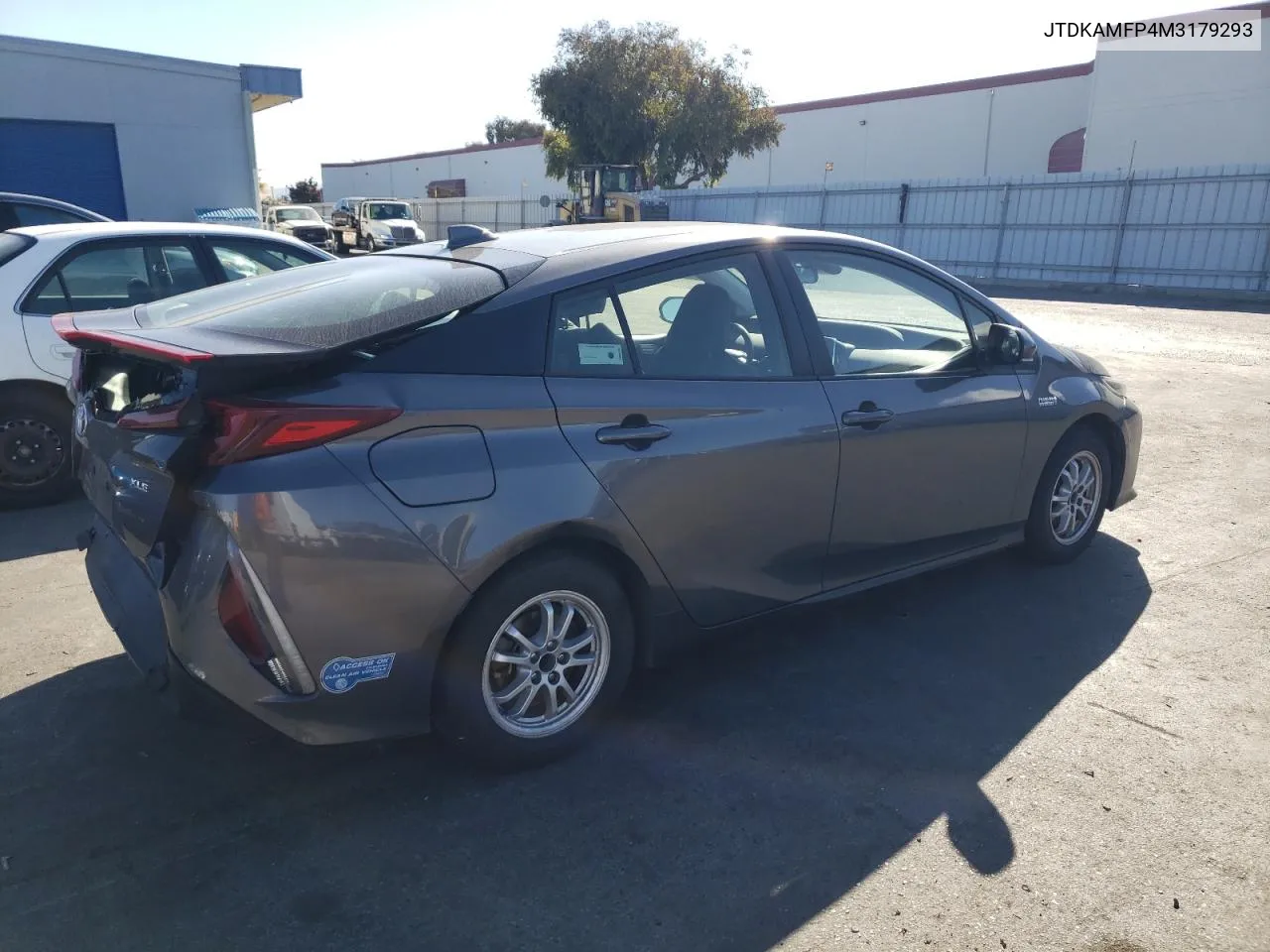 2021 Toyota Prius Prime Le VIN: JTDKAMFP4M3179293 Lot: 71090424