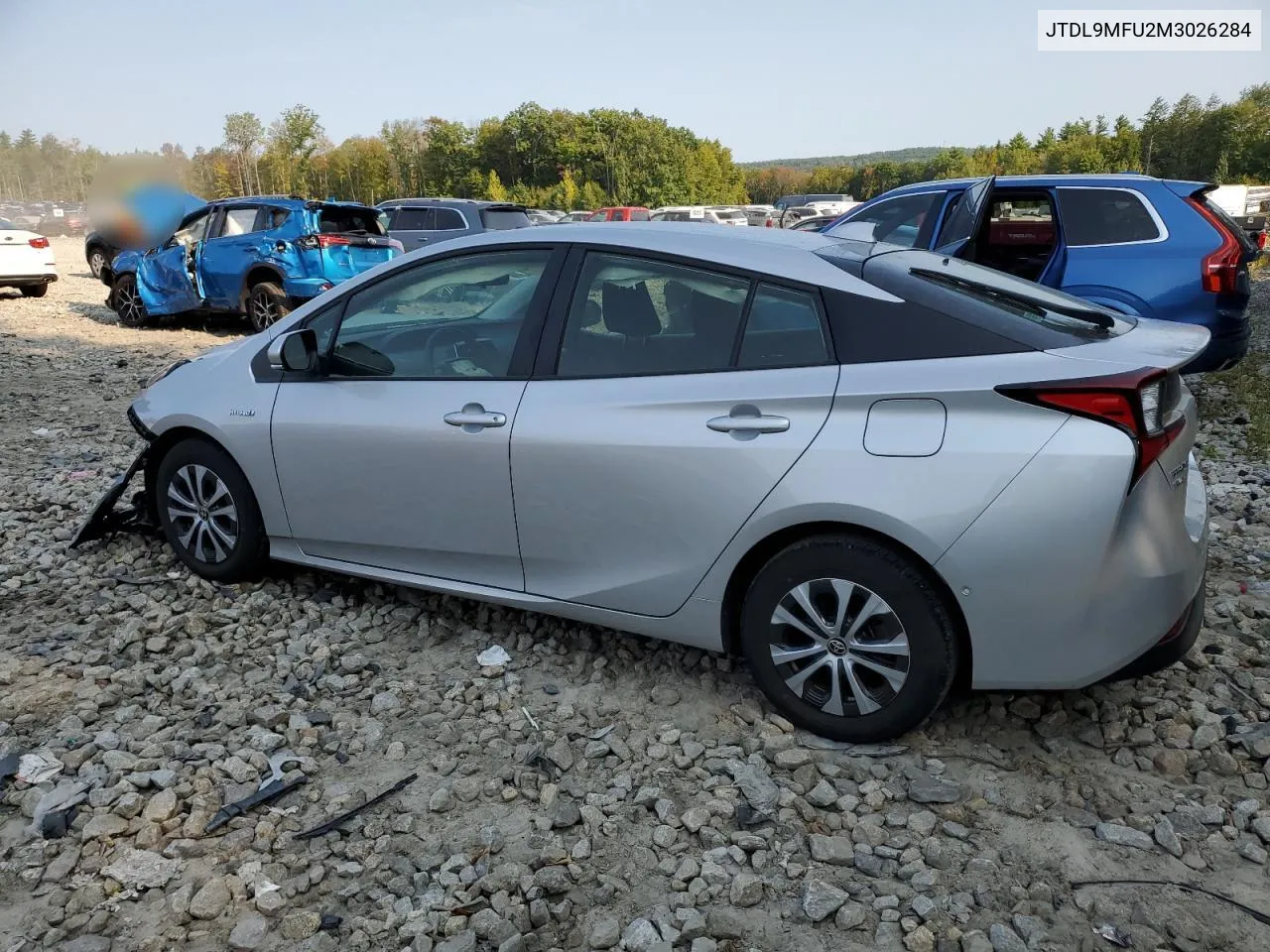 2021 Toyota Prius Le VIN: JTDL9MFU2M3026284 Lot: 71439944