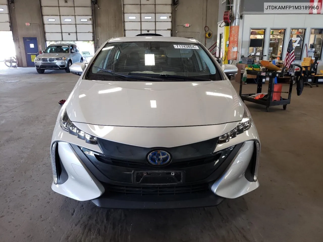 2021 Toyota Prius Prime Le VIN: JTDKAMFP1M3189960 Lot: 71743804