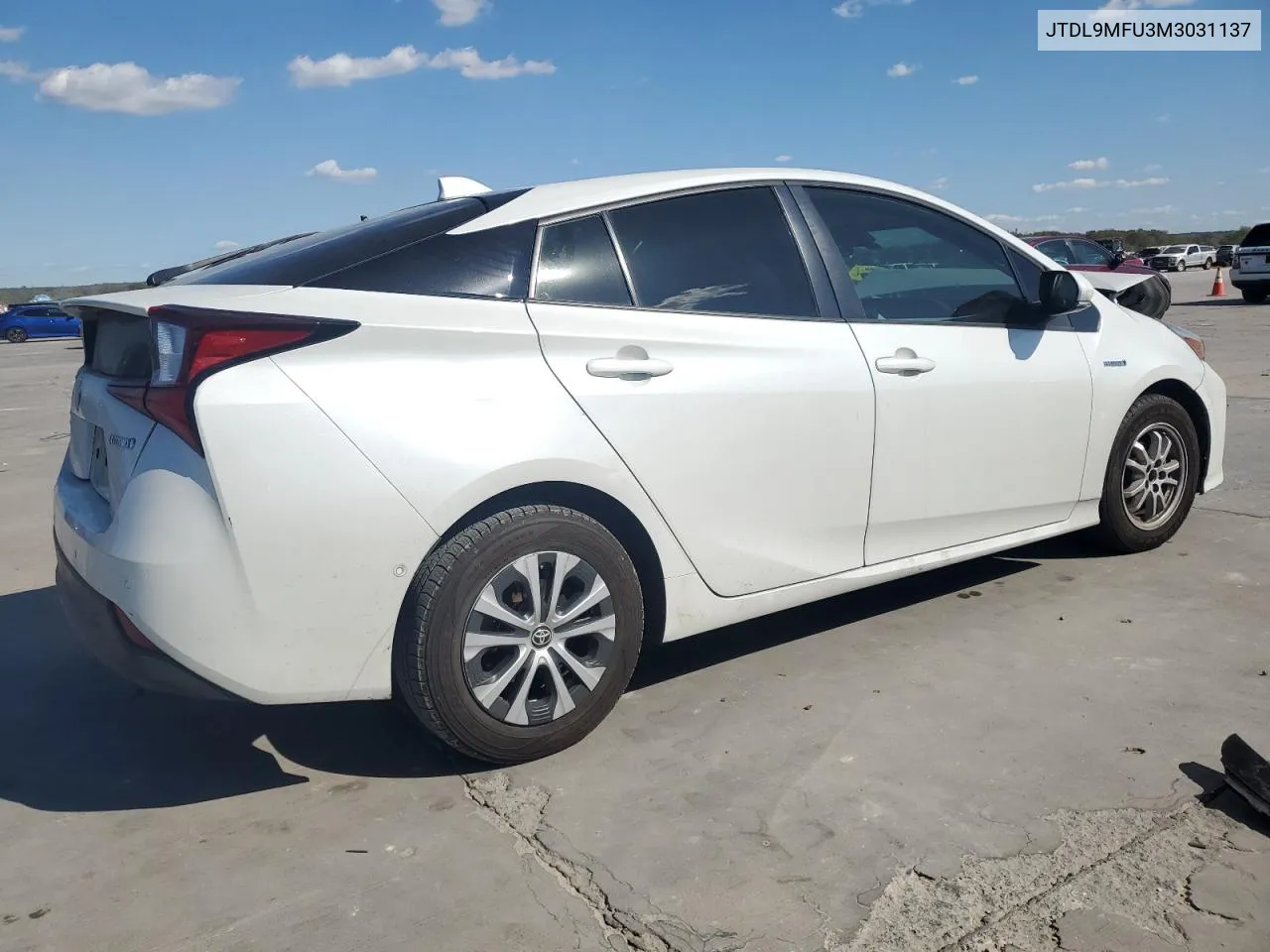 2021 Toyota Prius Le VIN: JTDL9MFU3M3031137 Lot: 71846794