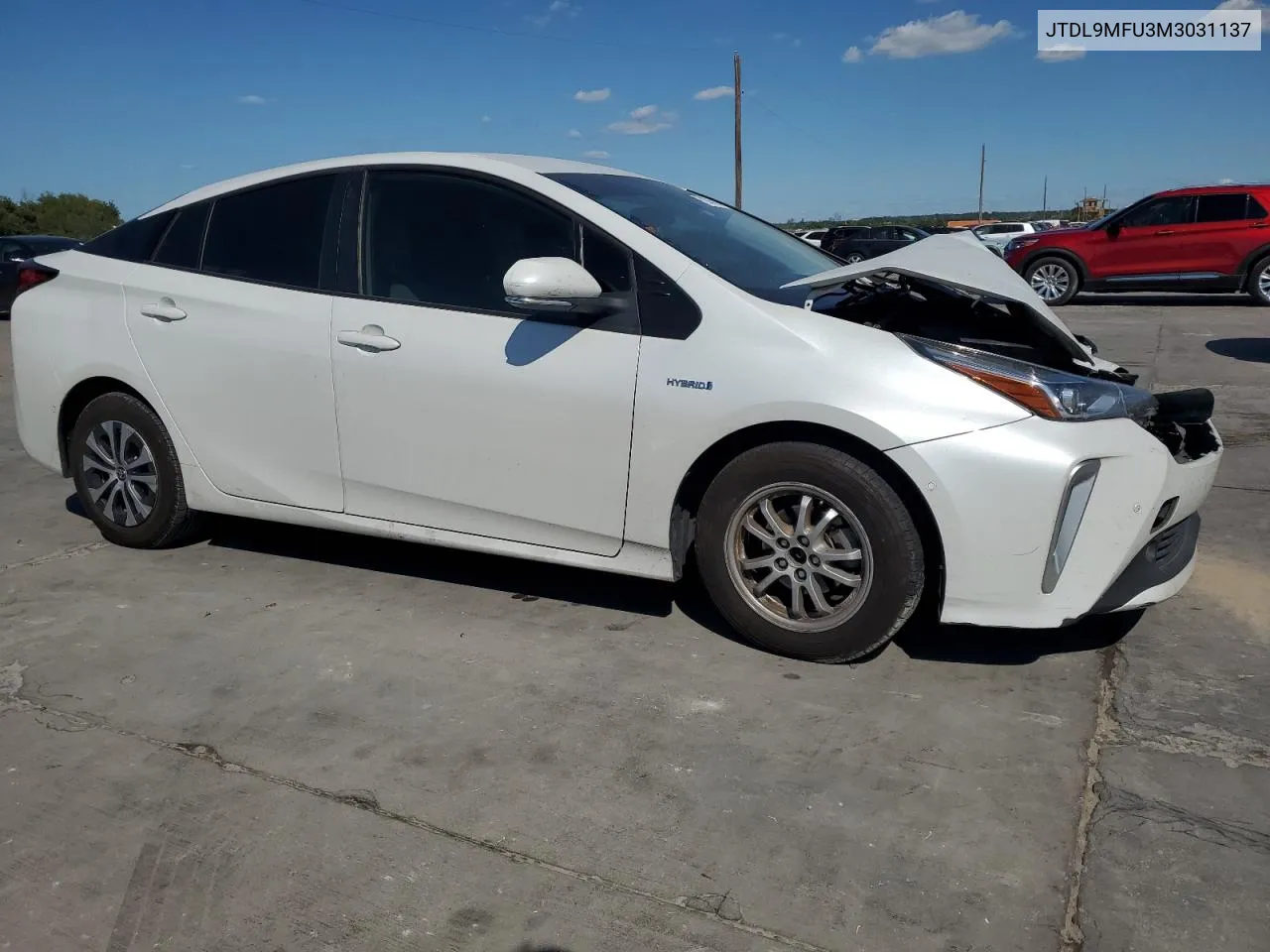 2021 Toyota Prius Le VIN: JTDL9MFU3M3031137 Lot: 71846794