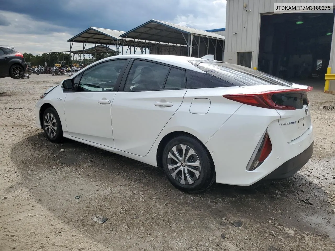 2021 Toyota Prius Prime Le VIN: JTDKAMFP7M3180275 Lot: 72113914