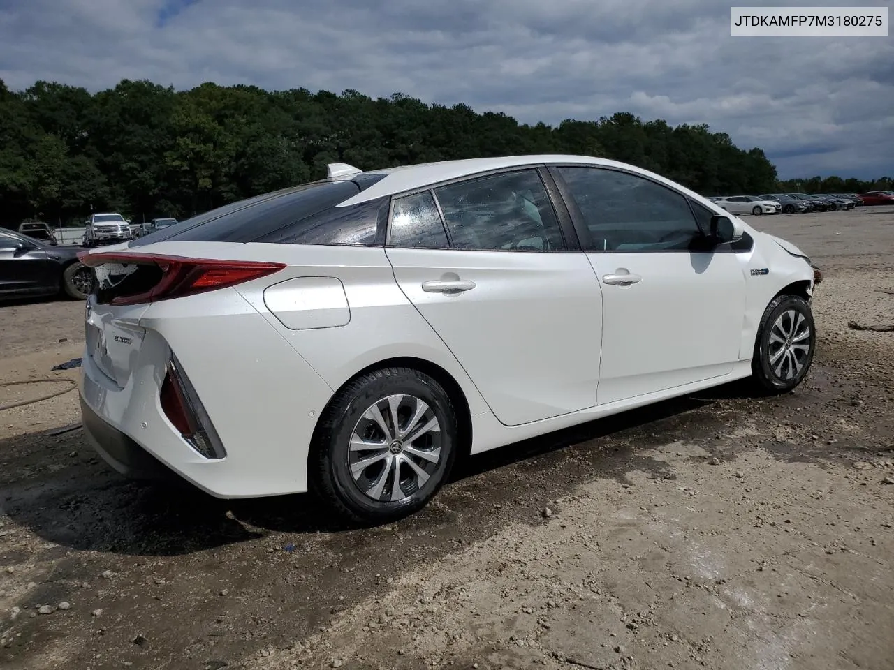 2021 Toyota Prius Prime Le VIN: JTDKAMFP7M3180275 Lot: 72113914