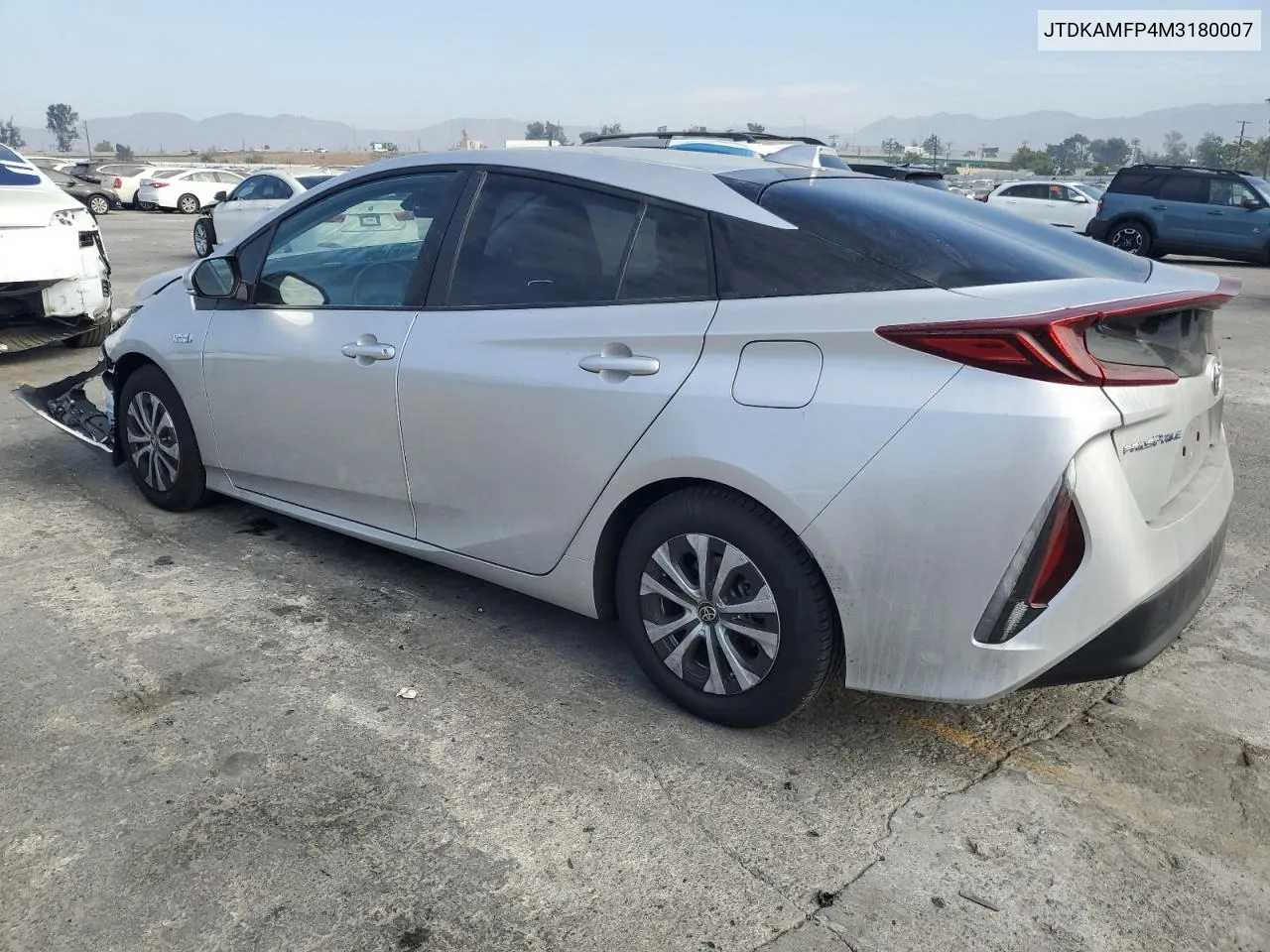 2021 Toyota Prius Prime Le VIN: JTDKAMFP4M3180007 Lot: 72477044