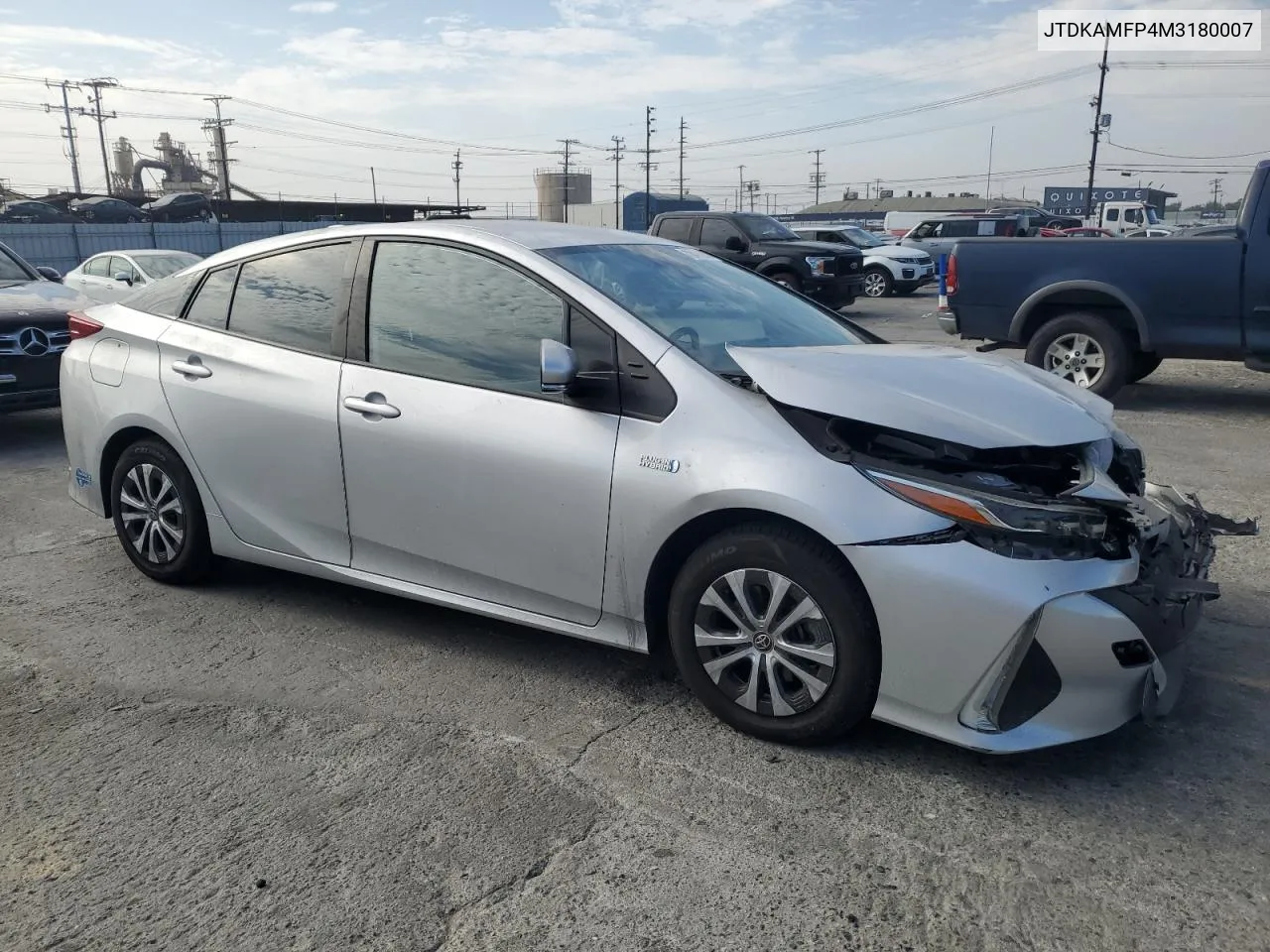 2021 Toyota Prius Prime Le VIN: JTDKAMFP4M3180007 Lot: 72477044