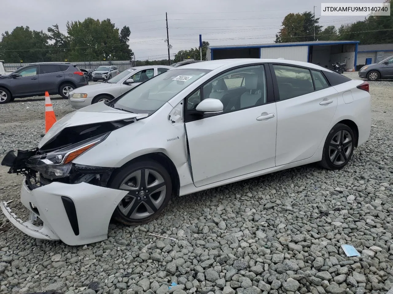 2021 Toyota Prius Special Edition VIN: JTDKAMFU9M3140740 Lot: 72652364