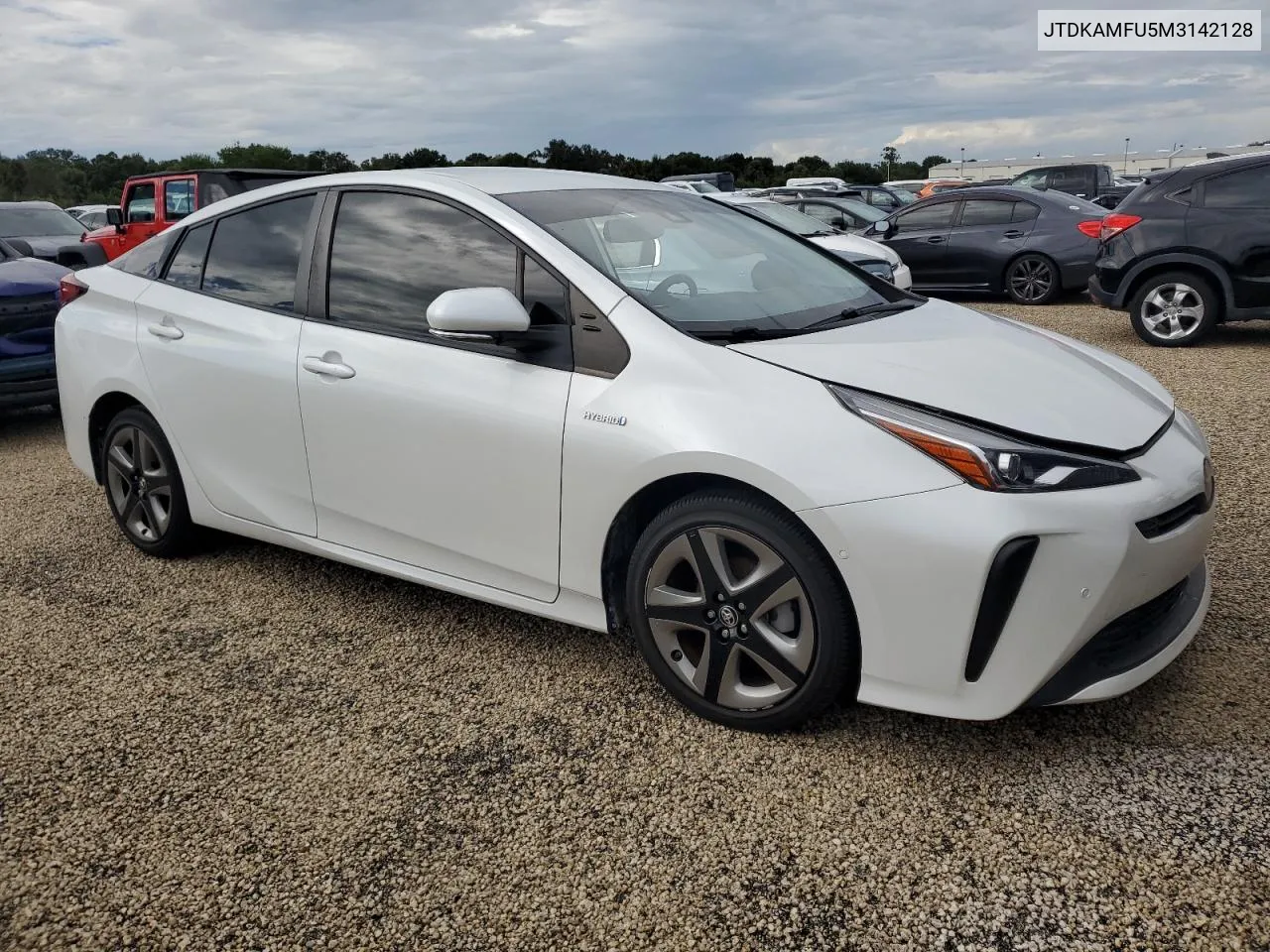 2021 Toyota Prius Special Edition VIN: JTDKAMFU5M3142128 Lot: 73832324