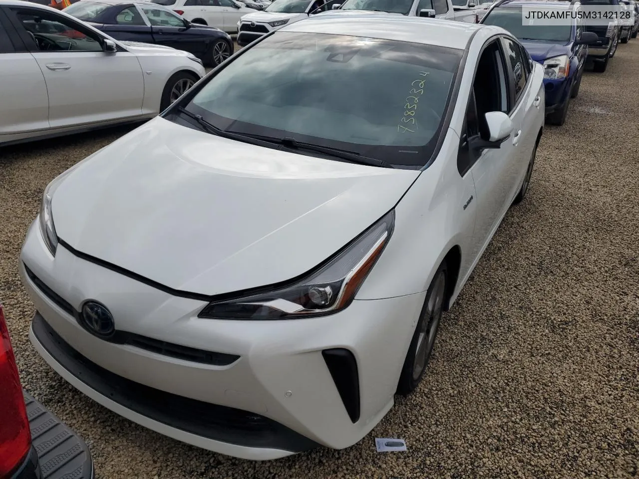 2021 Toyota Prius Special Edition VIN: JTDKAMFU5M3142128 Lot: 73832324