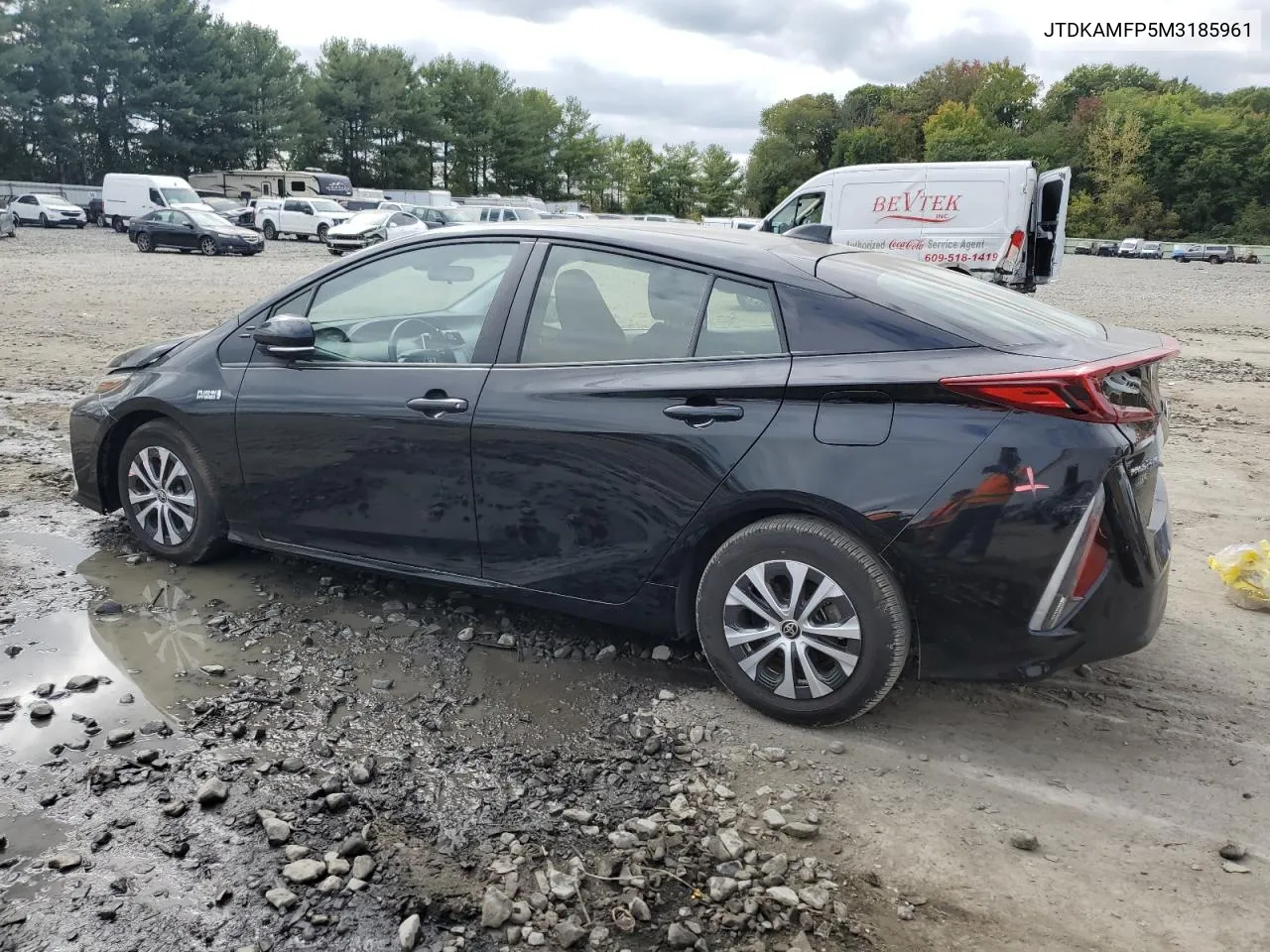 2021 Toyota Prius Prime Le VIN: JTDKAMFP5M3185961 Lot: 74134364