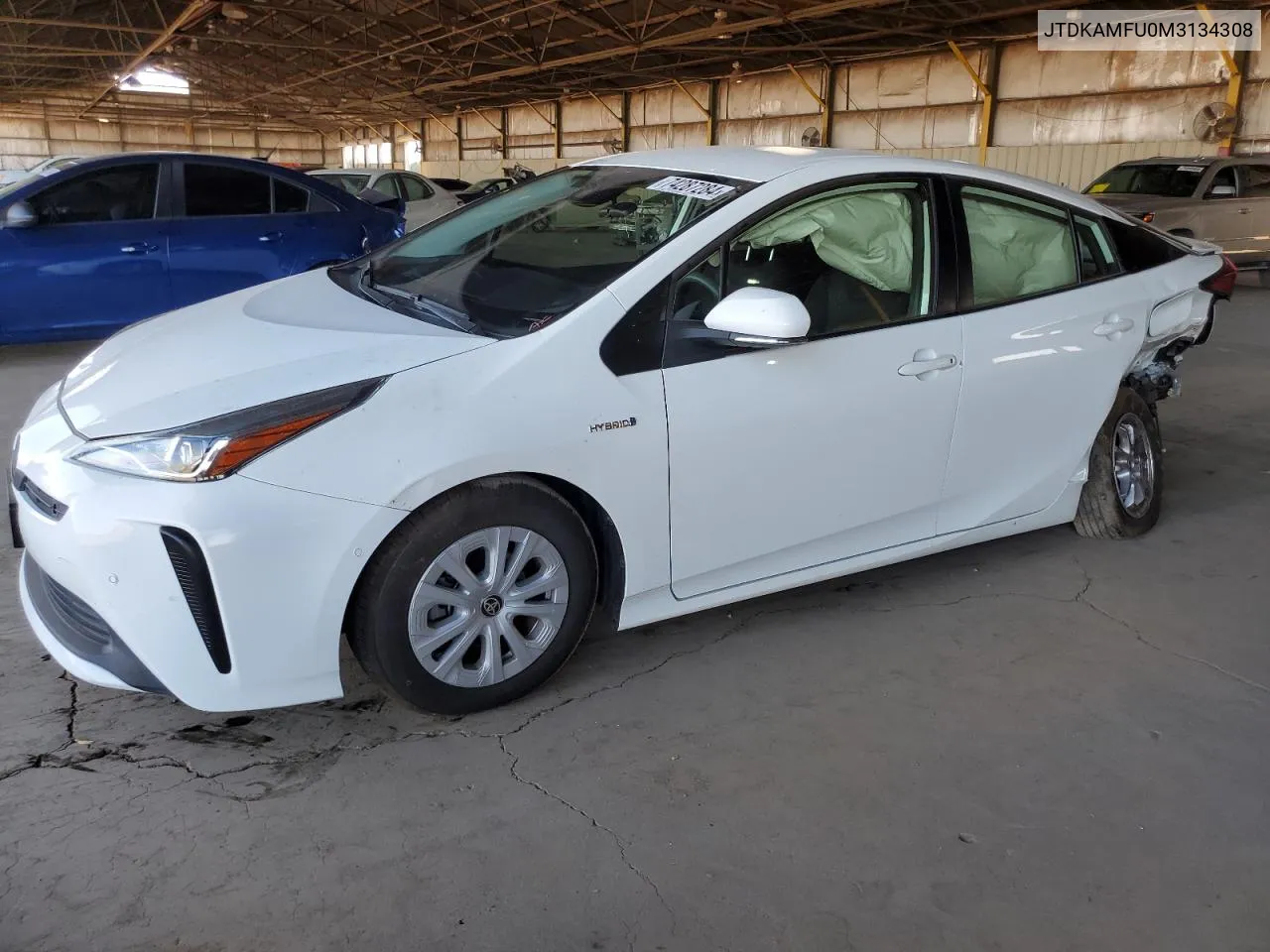 JTDKAMFU0M3134308 2021 Toyota Prius Special Edition