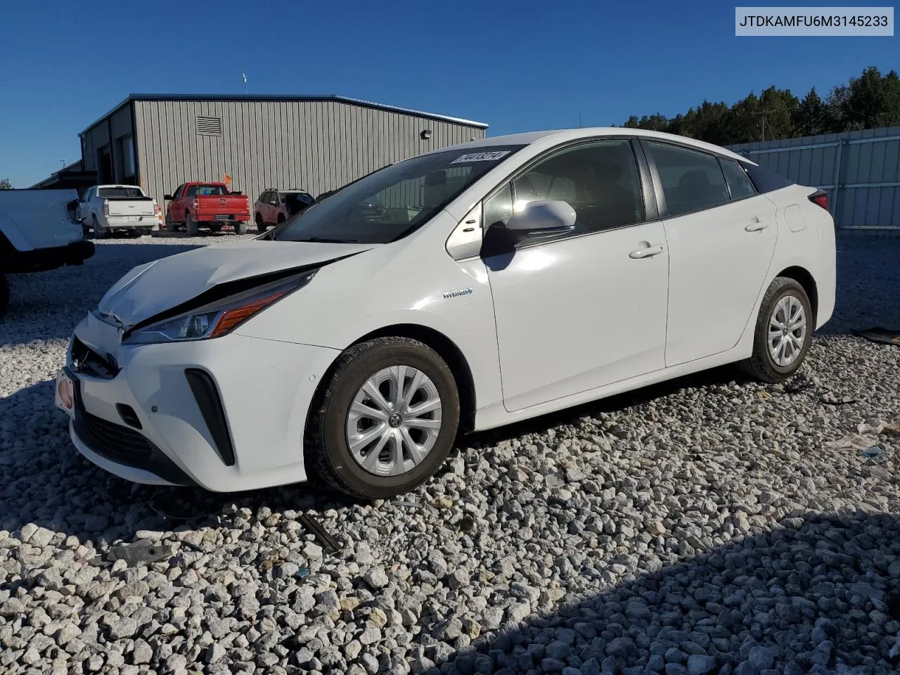 2021 Toyota Prius Special Edition VIN: JTDKAMFU6M3145233 Lot: 74413214