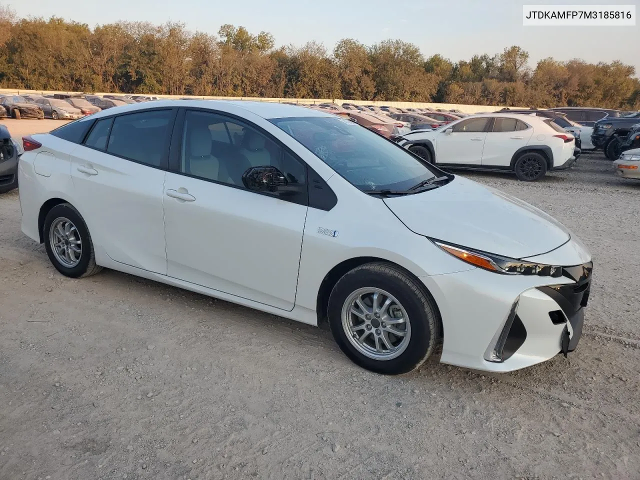 2021 Toyota Prius Prime Le VIN: JTDKAMFP7M3185816 Lot: 74562484