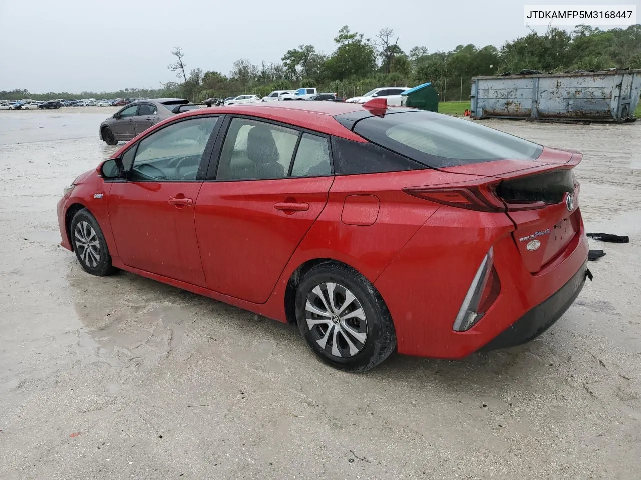 2021 Toyota Prius Prime Le VIN: JTDKAMFP5M3168447 Lot: 74681694