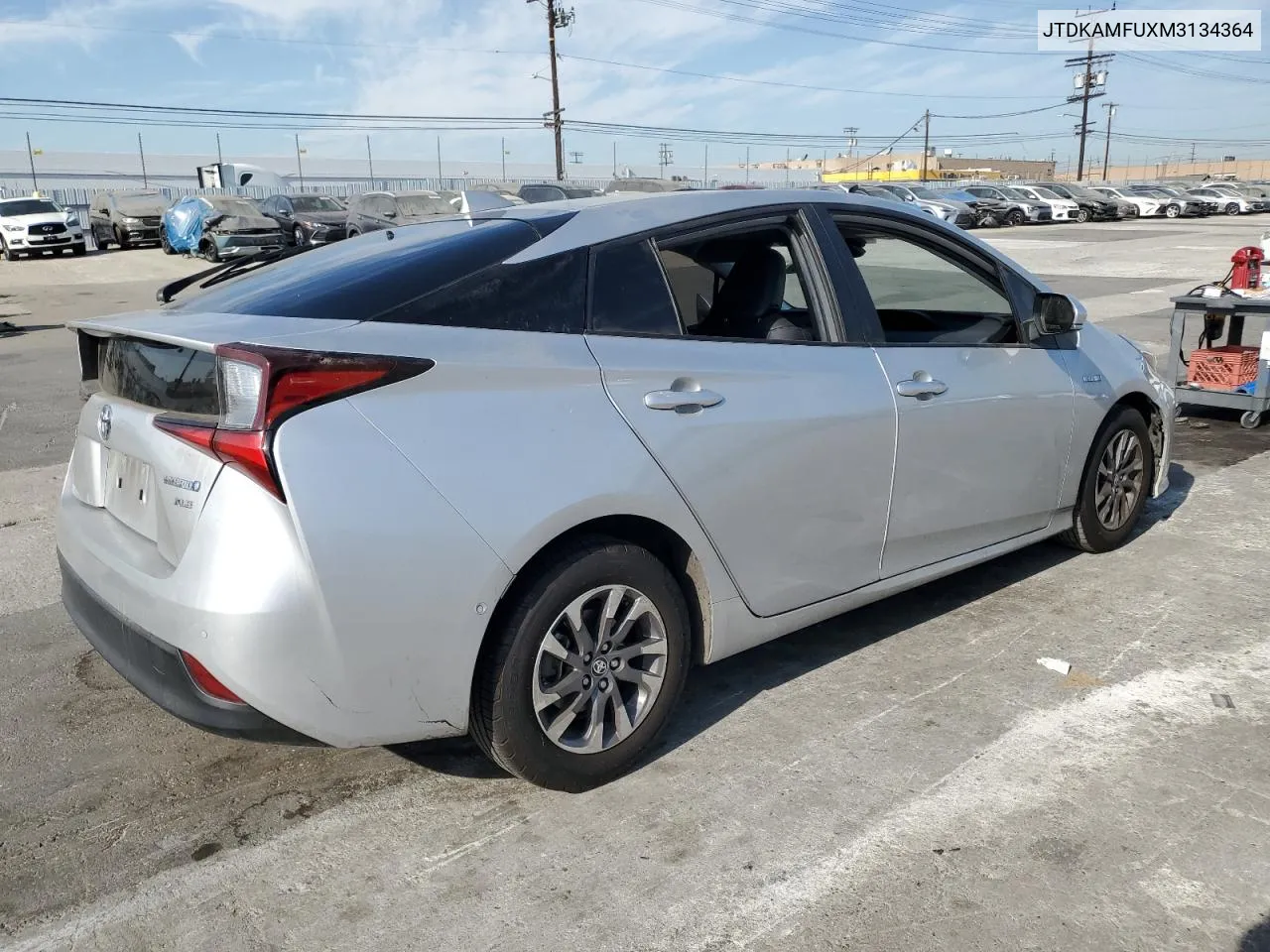 2021 Toyota Prius Special Edition VIN: JTDKAMFUXM3134364 Lot: 75007464