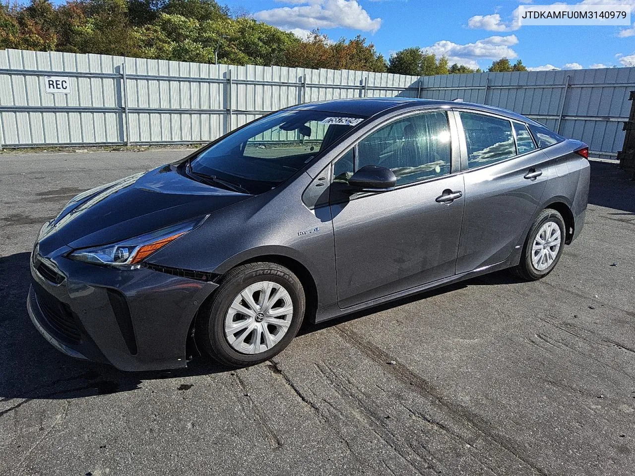 2021 Toyota Prius Special Edition VIN: JTDKAMFU0M3140979 Lot: 75679324