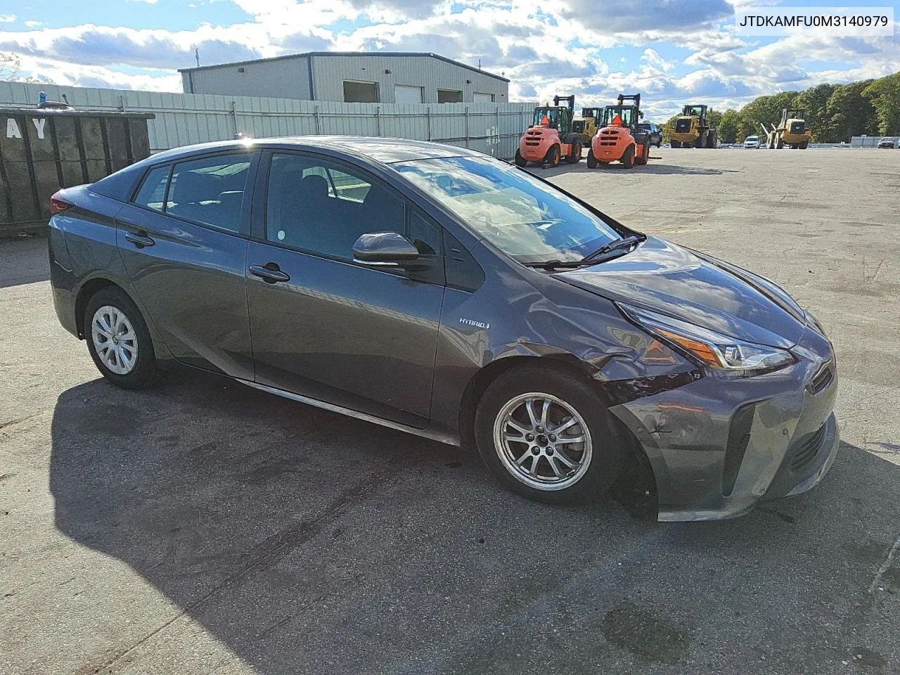 2021 Toyota Prius Special Edition VIN: JTDKAMFU0M3140979 Lot: 75679324