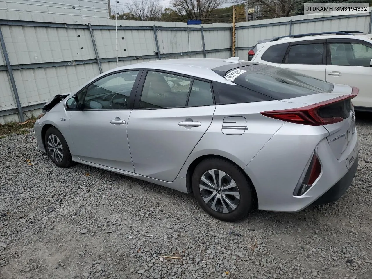 2021 Toyota Prius Prime Le VIN: JTDKAMFP8M3194332 Lot: 76110454