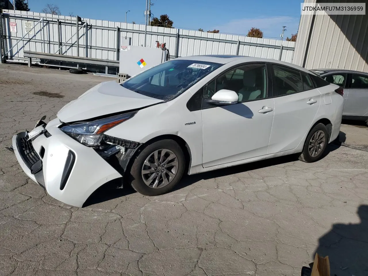 JTDKAMFU7M3136959 2021 Toyota Prius Special Edition