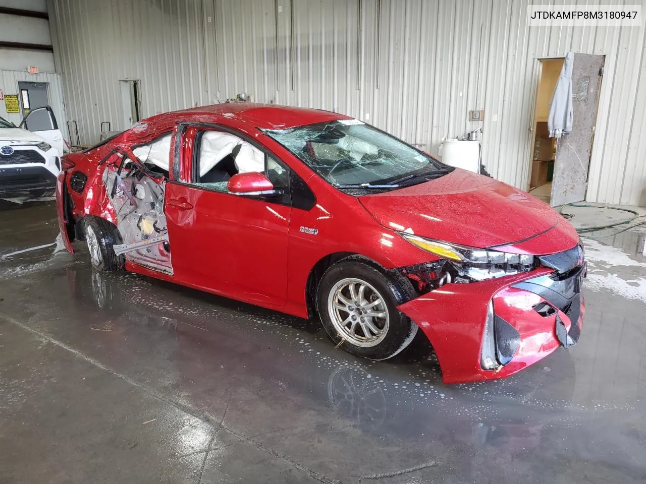 2021 Toyota Prius Prime Le VIN: JTDKAMFP8M3180947 Lot: 77328234