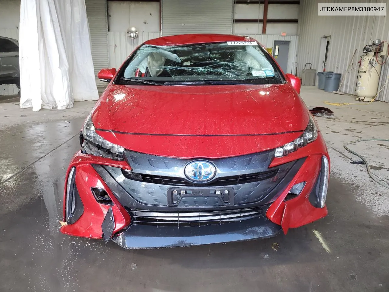 2021 Toyota Prius Prime Le VIN: JTDKAMFP8M3180947 Lot: 77328234