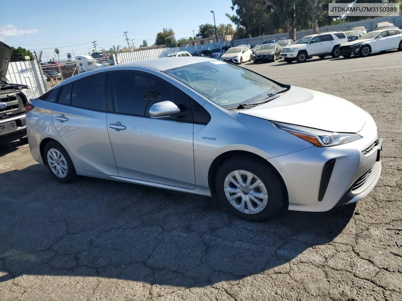 2021 Toyota Prius Special Edition VIN: JTDKAMFU7M3150389 Lot: 77671854