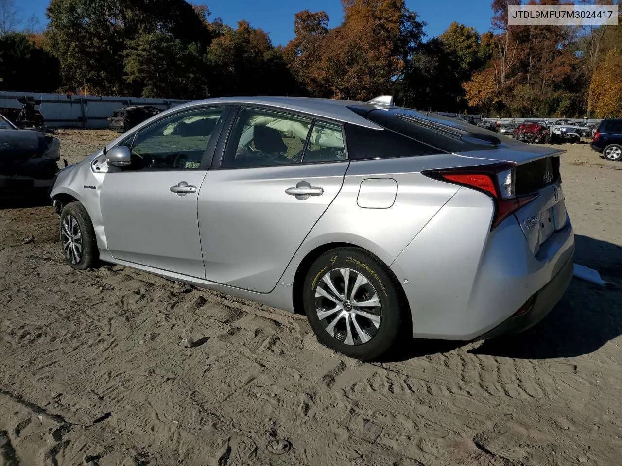 2021 Toyota Prius Le VIN: JTDL9MFU7M3024417 Lot: 77681094