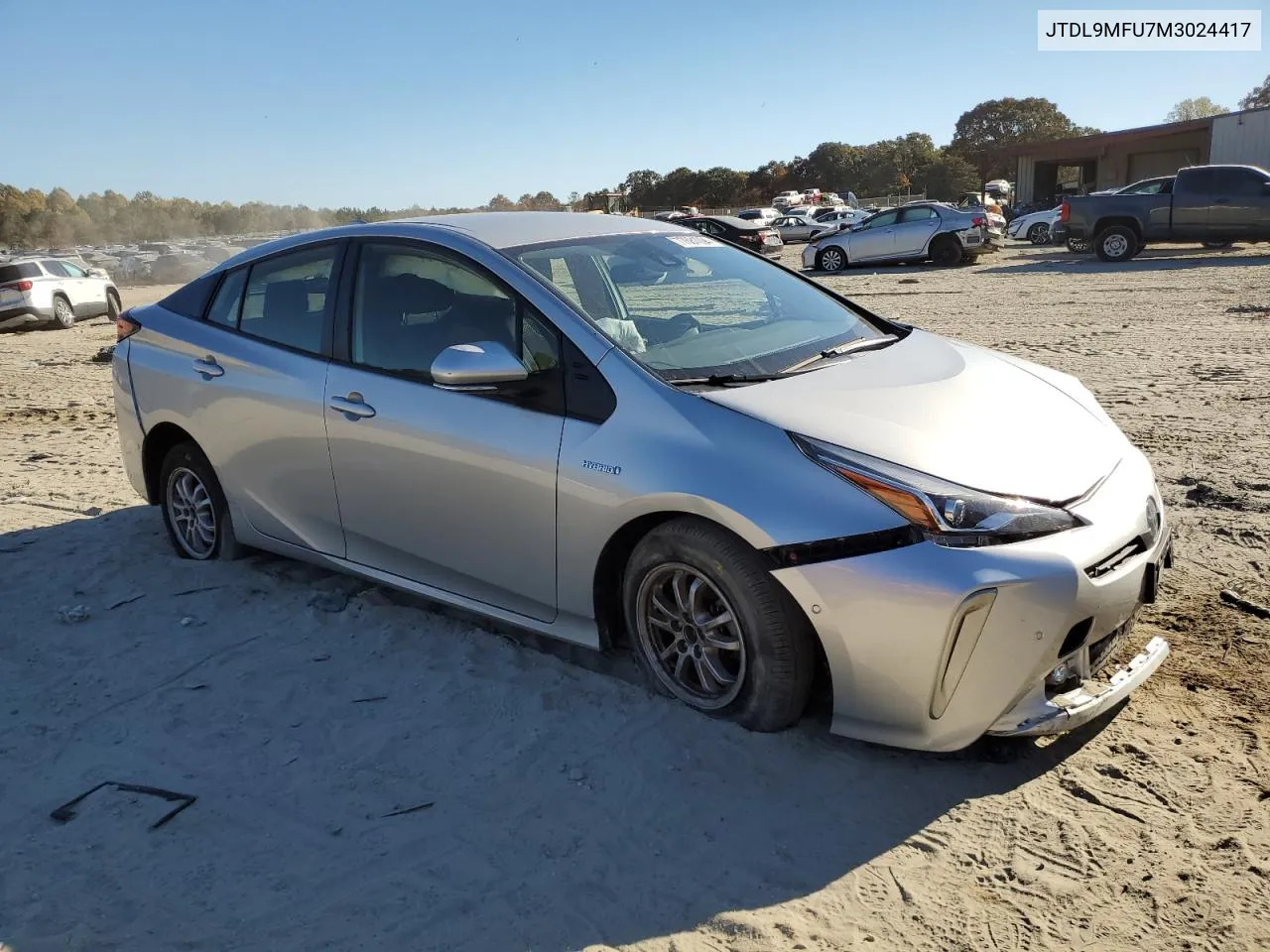 2021 Toyota Prius Le VIN: JTDL9MFU7M3024417 Lot: 77681094