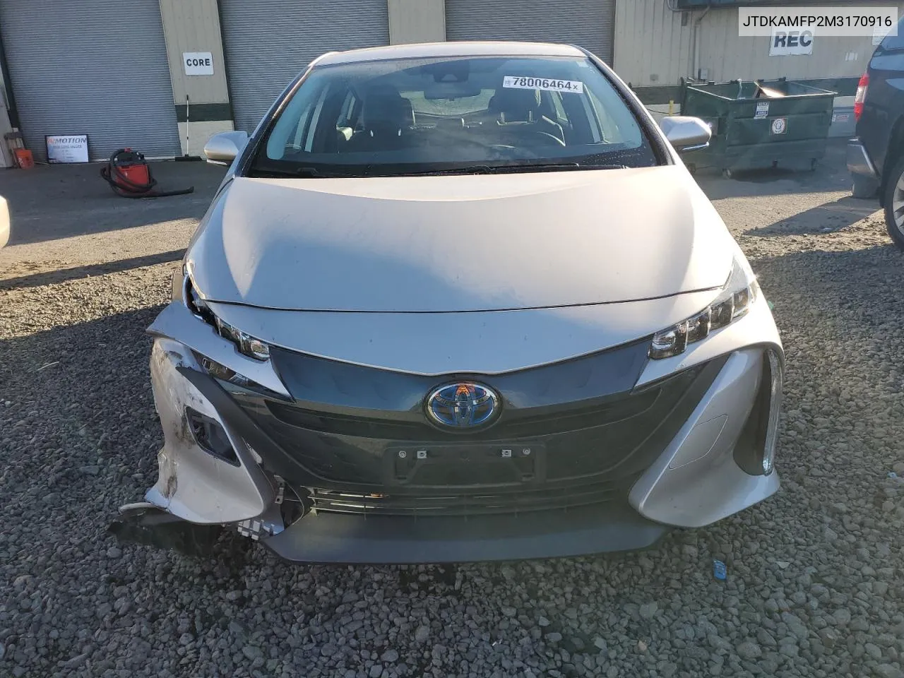 2021 Toyota Prius Prime Le VIN: JTDKAMFP2M3170916 Lot: 78006464