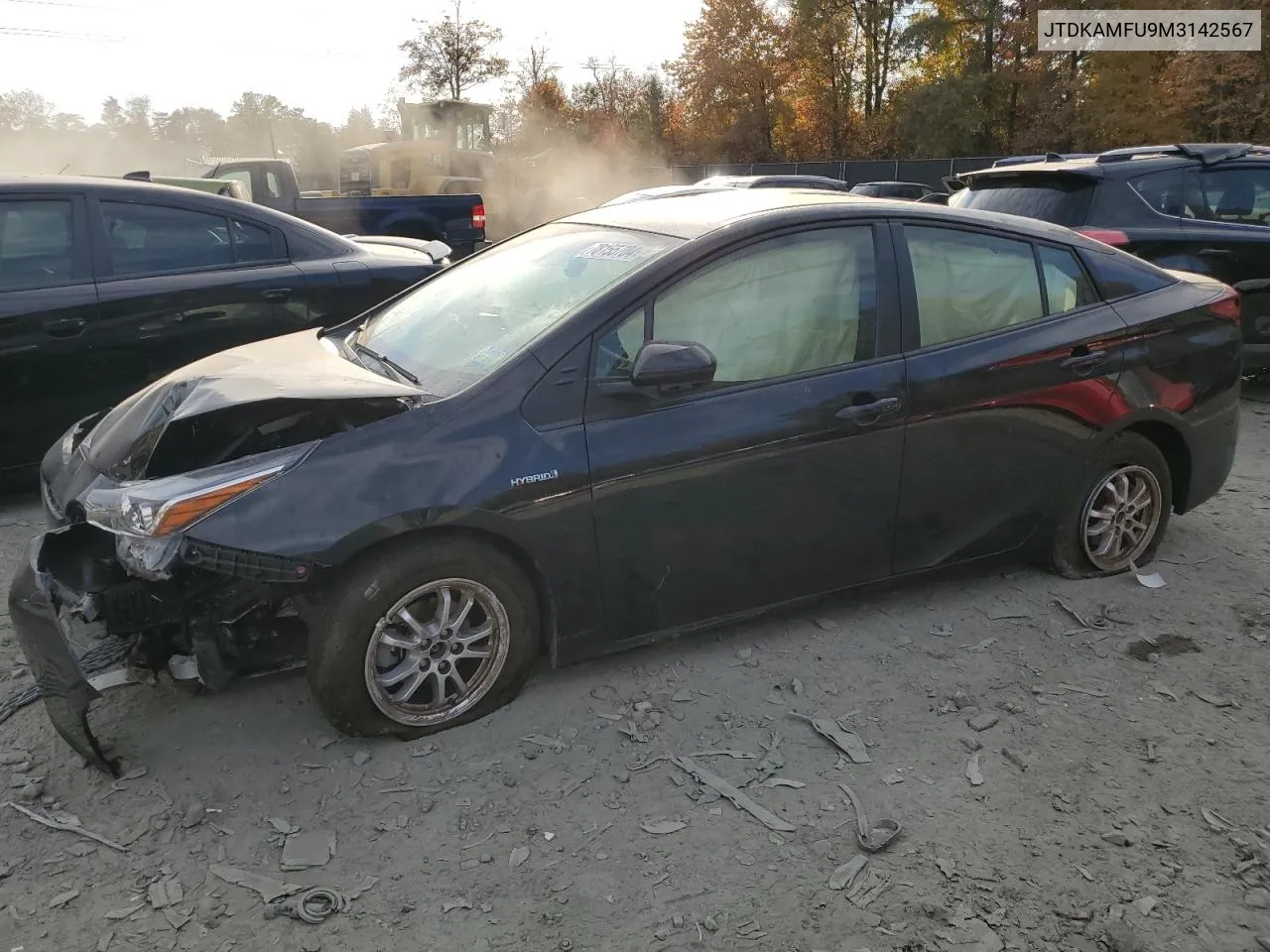 2021 Toyota Prius Special Edition VIN: JTDKAMFU9M3142567 Lot: 78155704