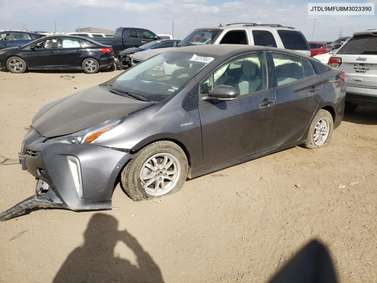 JTDL9MFU8M3023390 2021 Toyota Prius Le