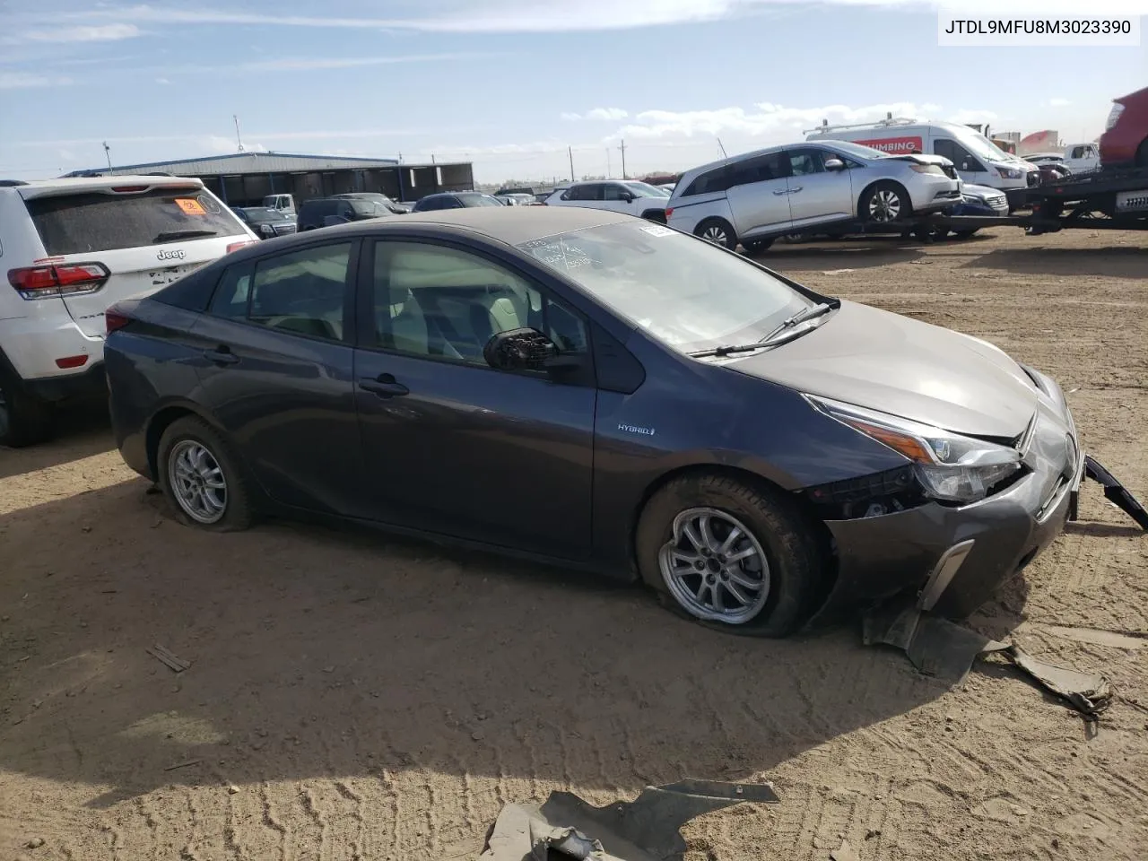 JTDL9MFU8M3023390 2021 Toyota Prius Le