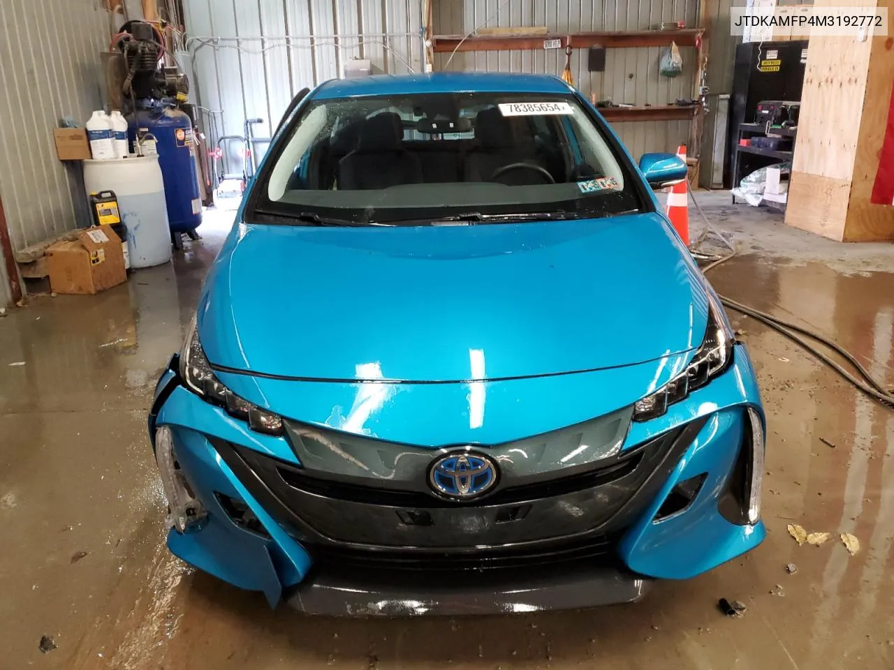 2021 Toyota Prius Prime Le VIN: JTDKAMFP4M3192772 Lot: 78385654