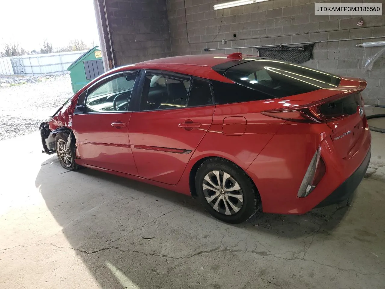 2021 Toyota Prius Prime Le VIN: JTDKAMFP3M3186560 Lot: 78648894