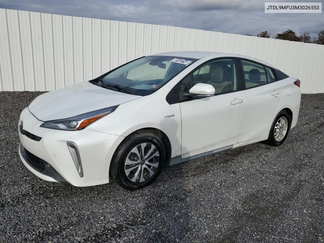 2021 Toyota Prius Le VIN: JTDL9MFU3M3026553 Lot: 80142214