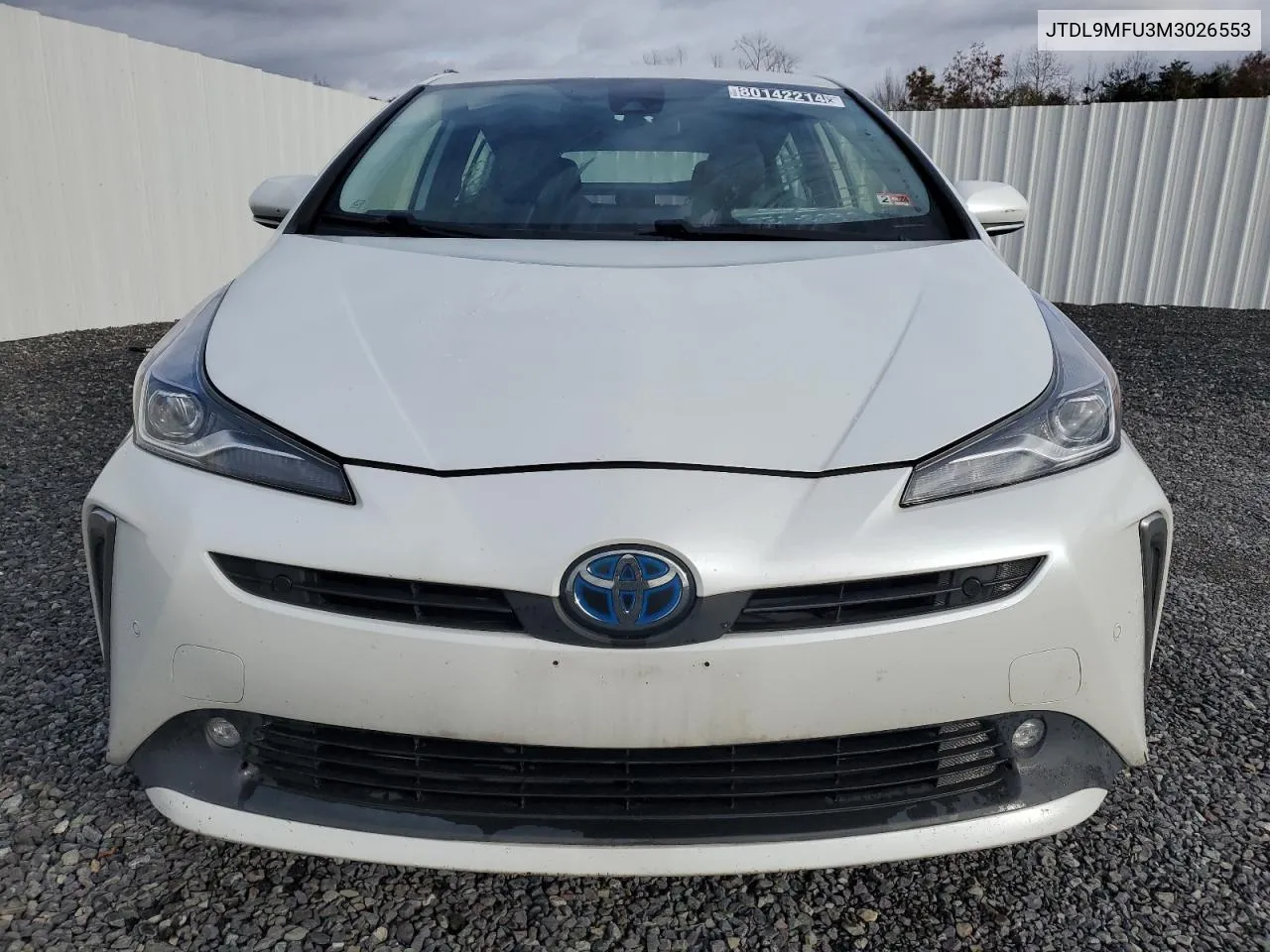 2021 Toyota Prius Le VIN: JTDL9MFU3M3026553 Lot: 80142214