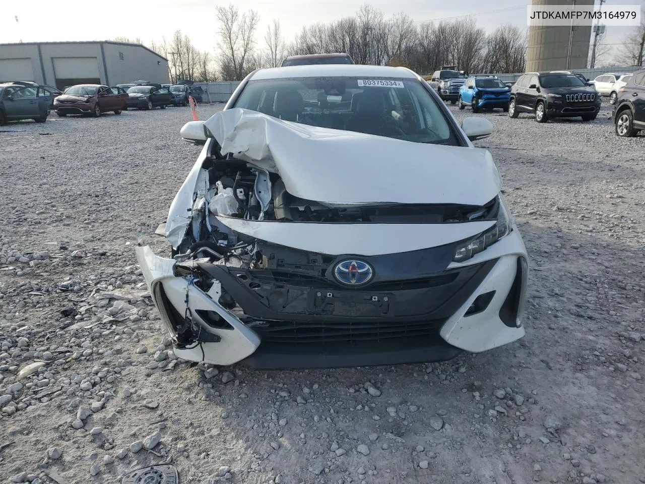 2021 Toyota Prius Prime Le VIN: JTDKAMFP7M3164979 Lot: 80375334