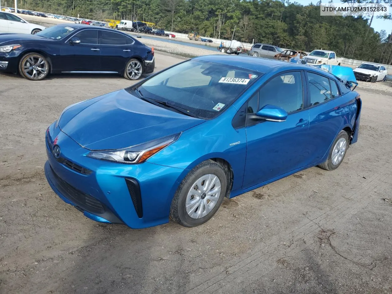 2021 Toyota Prius Special Edition VIN: JTDKAMFU2M3152843 Lot: 81236374