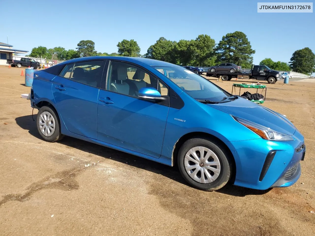 2022 Toyota Prius Night Shade VIN: JTDKAMFU1N3172678 Lot: 51832234