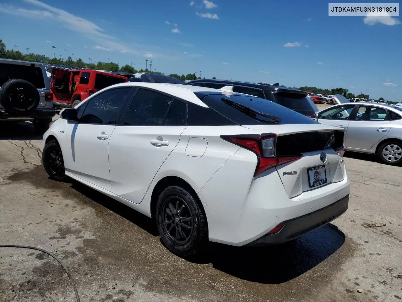 2022 Toyota Prius Night Shade VIN: JTDKAMFU3N3181804 Lot: 60864574