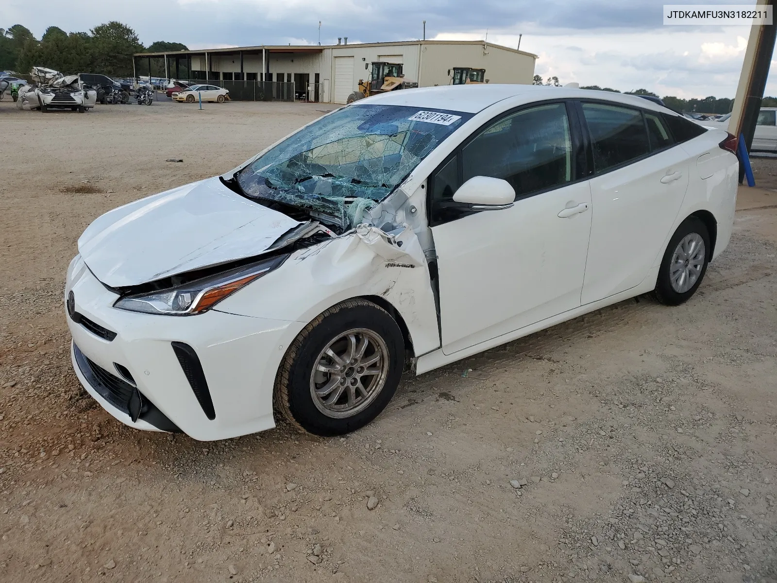 2022 Toyota Prius Night Shade VIN: JTDKAMFU3N3182211 Lot: 62301194