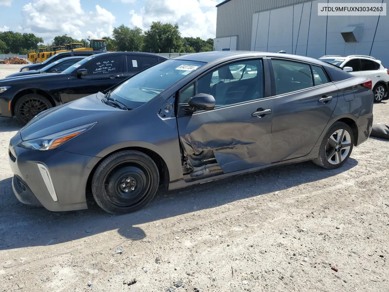 2022 Toyota Prius Le VIN: JTDL9MFUXN3034263 Lot: 63437704