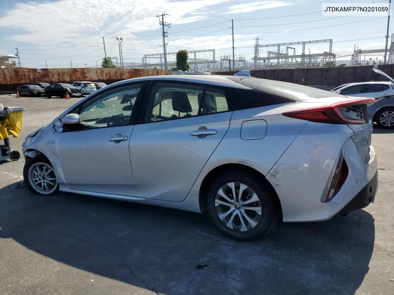 JTDKAMFP7N3201059 2022 Toyota Prius Prime Le