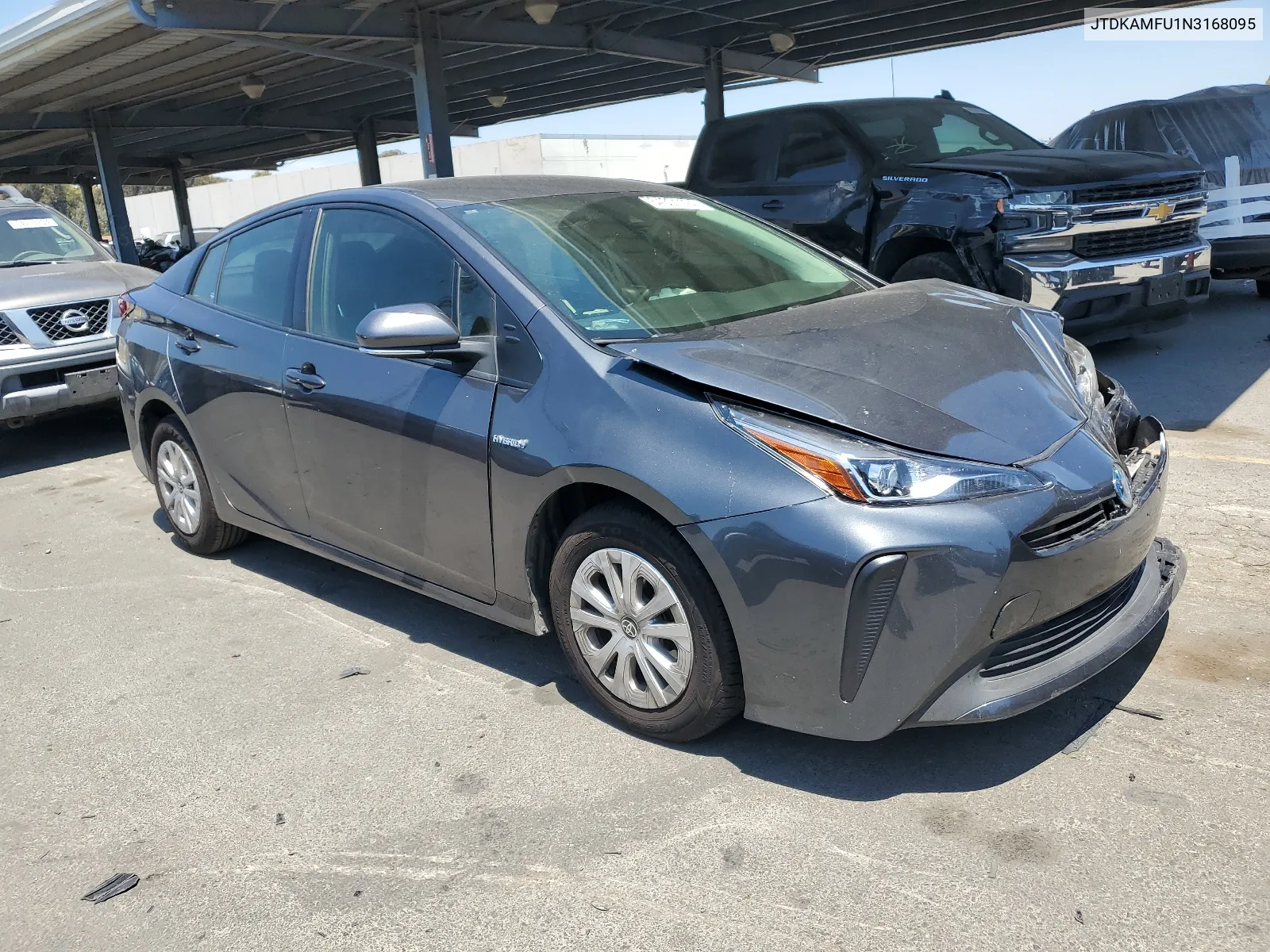 2022 Toyota Prius Night Shade VIN: JTDKAMFU1N3168095 Lot: 64301124