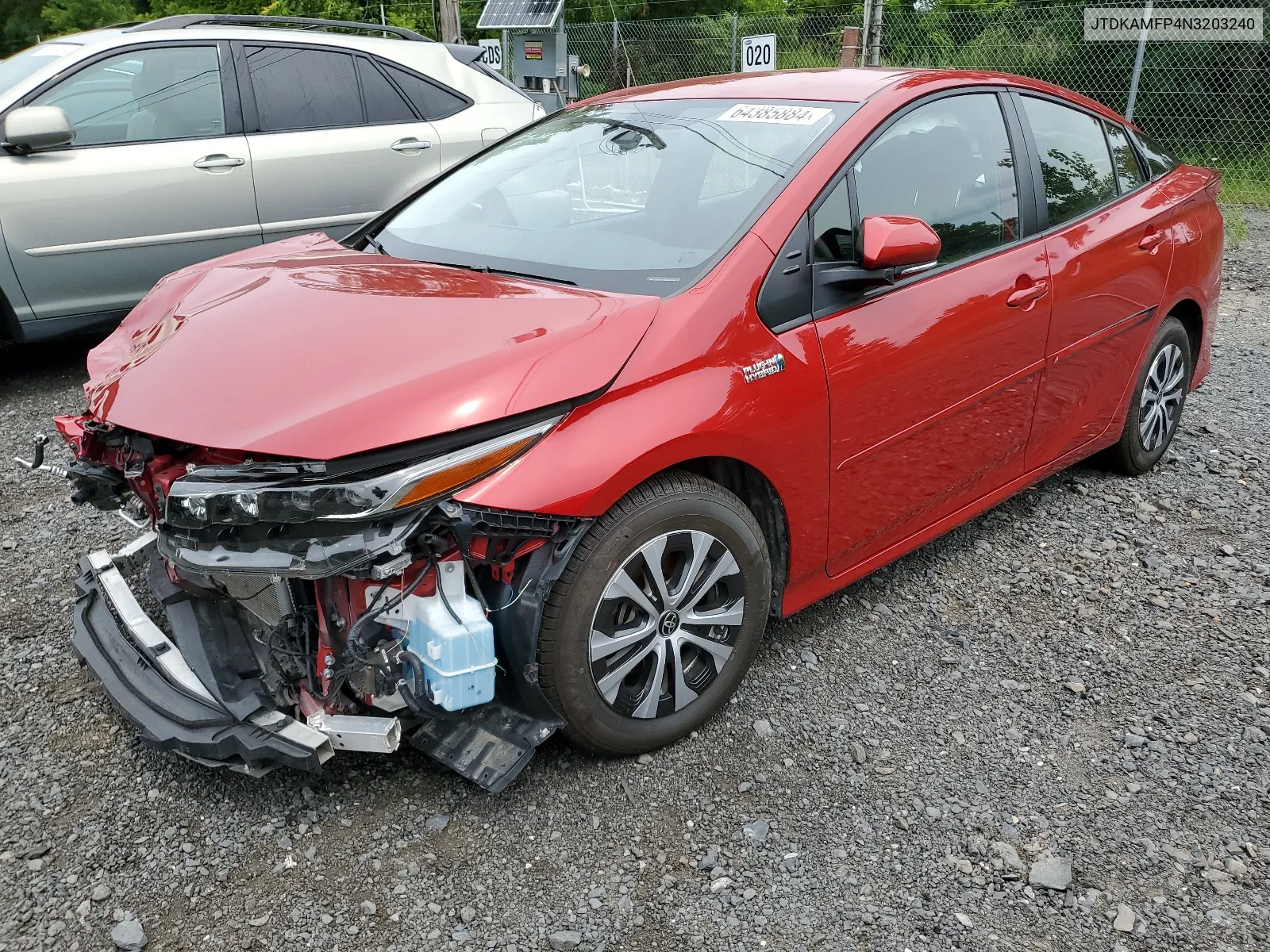 JTDKAMFP4N3203240 2022 Toyota Prius Prime Le