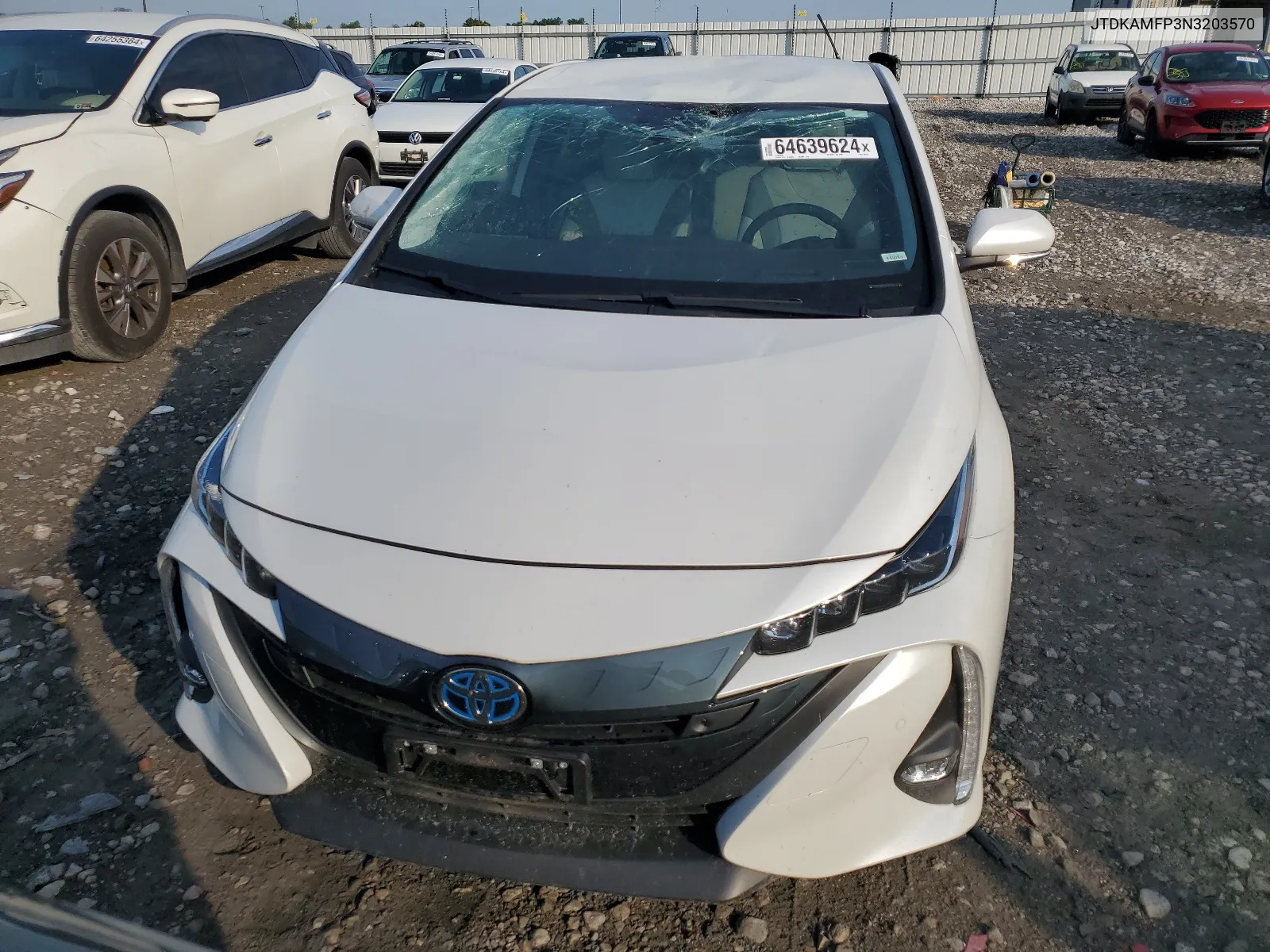 2022 Toyota Prius Prime Le VIN: JTDKAMFP3N3203570 Lot: 64639624