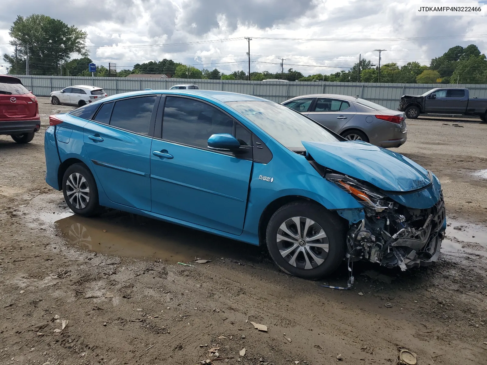 2022 Toyota Prius Prime Le VIN: JTDKAMFP4N3222466 Lot: 64750594