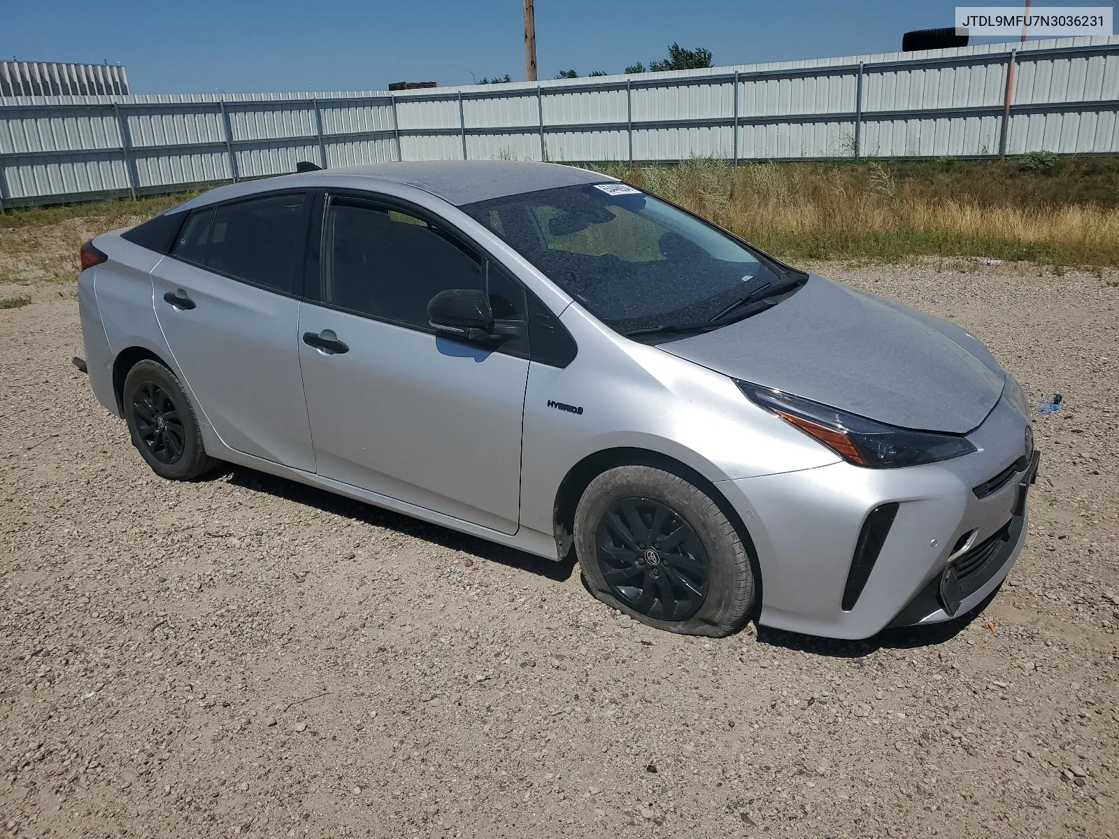 2022 Toyota Prius Le VIN: JTDL9MFU7N3036231 Lot: 65446934