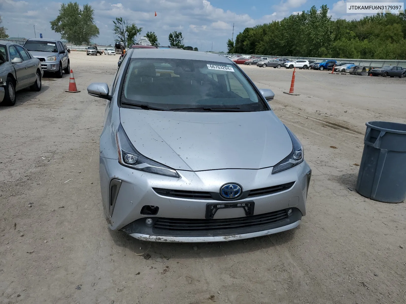 2022 Toyota Prius Night Shade VIN: JTDKAMFU6N3179397 Lot: 66763204