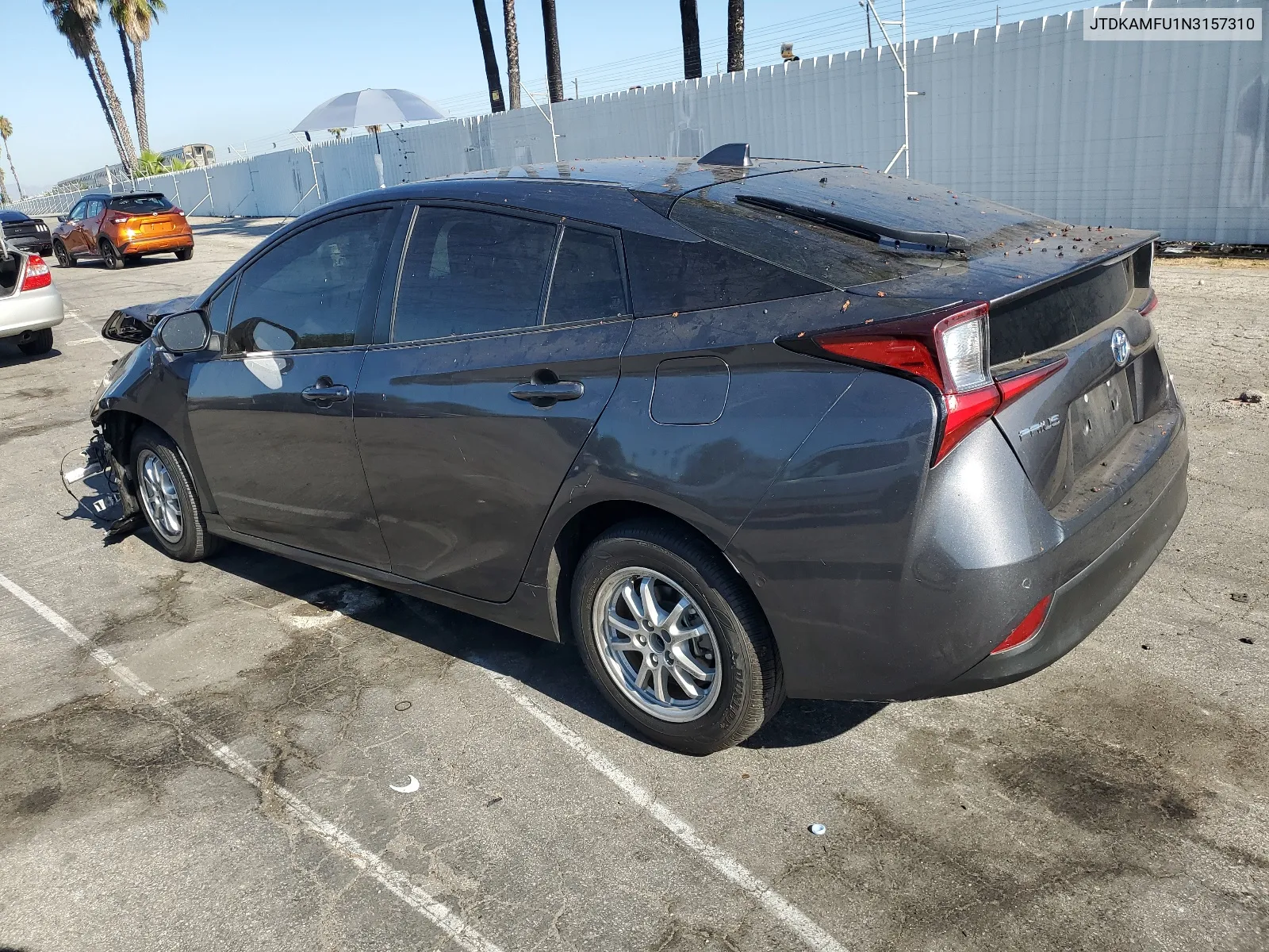 2022 Toyota Prius Night Shade VIN: JTDKAMFU1N3157310 Lot: 66937144